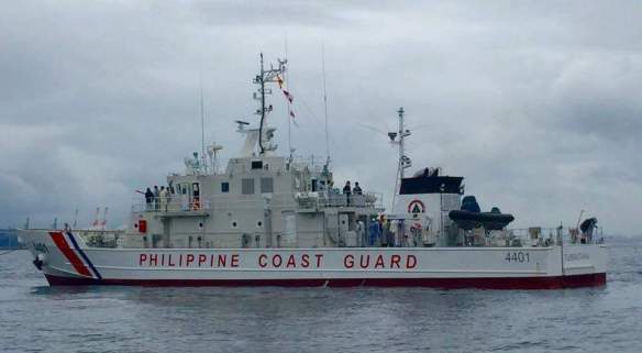 BRP Tubbataha during its delivery to the Philippine Coast Guard, Philippine CG PAO photo