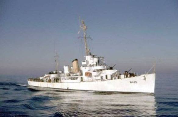 USS Lowe (DE-325) as USCGC Lowe (WDE-425)